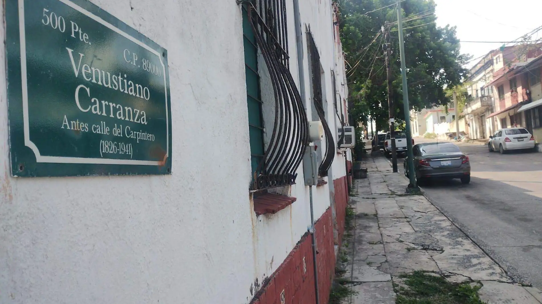 La Calle Venustiano Carranza recibió su nombre a partir de 1941